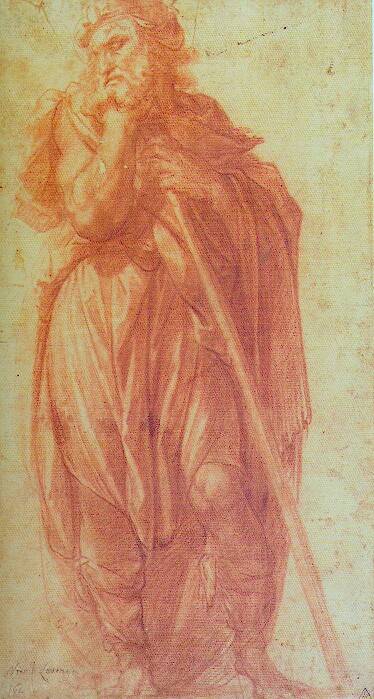 Homme drapé debout - Nicolas Cordier  (1567-1612)